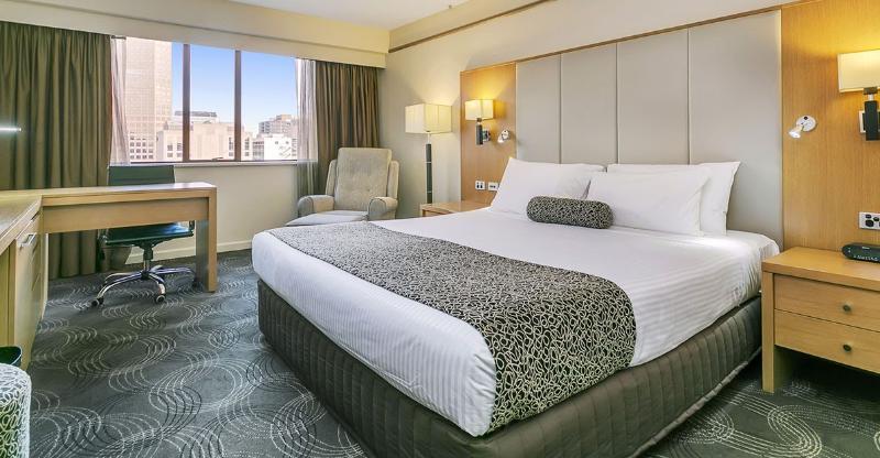 Hotel Stamford Plaza Adelaida Exterior foto A room at the Hilton San Francisco